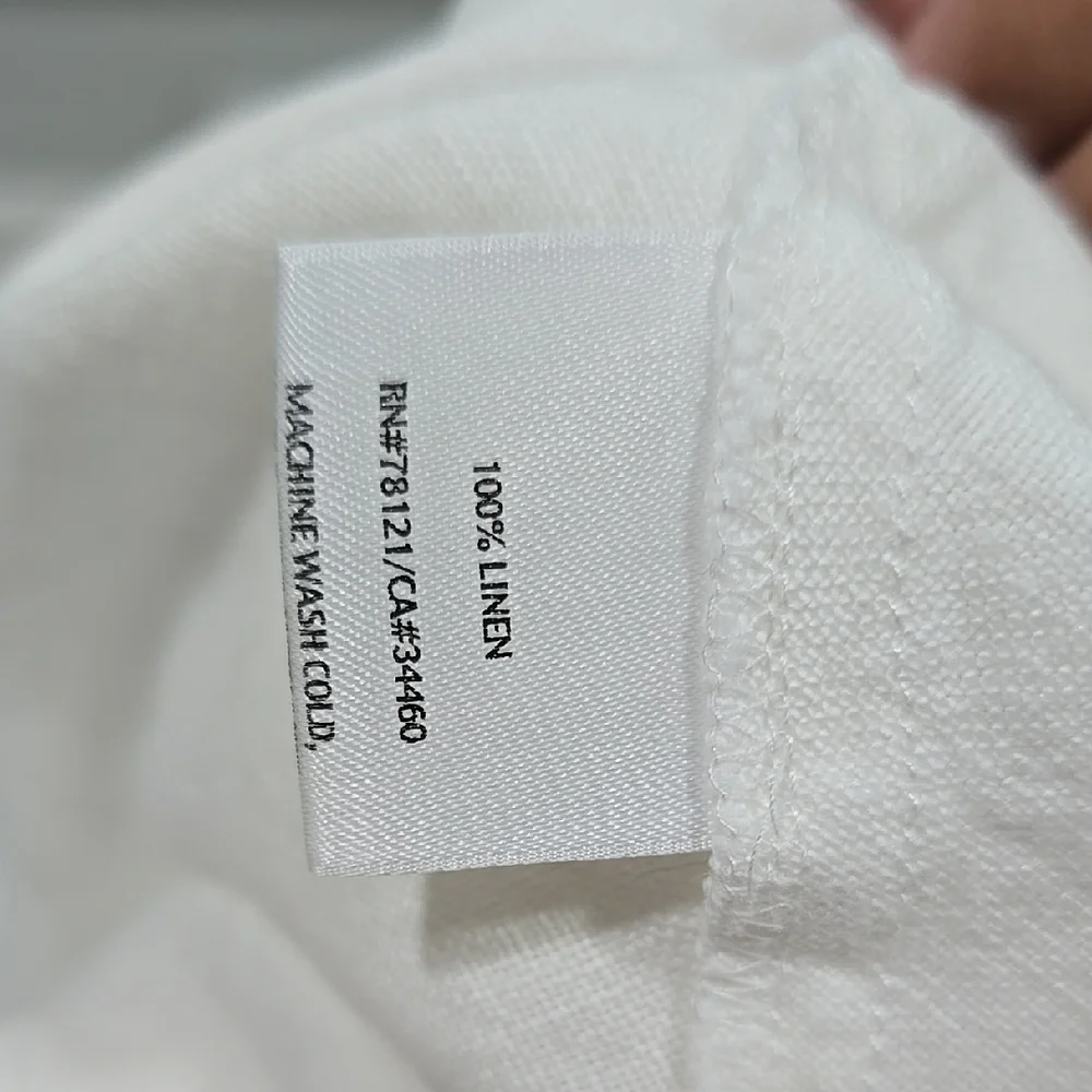 Eileen Fisher White Linen Skirt Size 2X - Picture 14 of 14